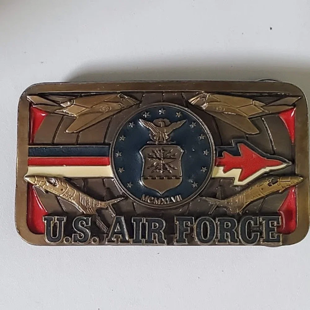 VTG 1991 US Air Force Belt Buckle American Commemoratives Limited Edition 905